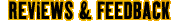 reviews & feedback